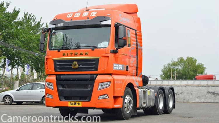 6x4 Used Sitrak G7 Truck Head for Sale in Cameroon