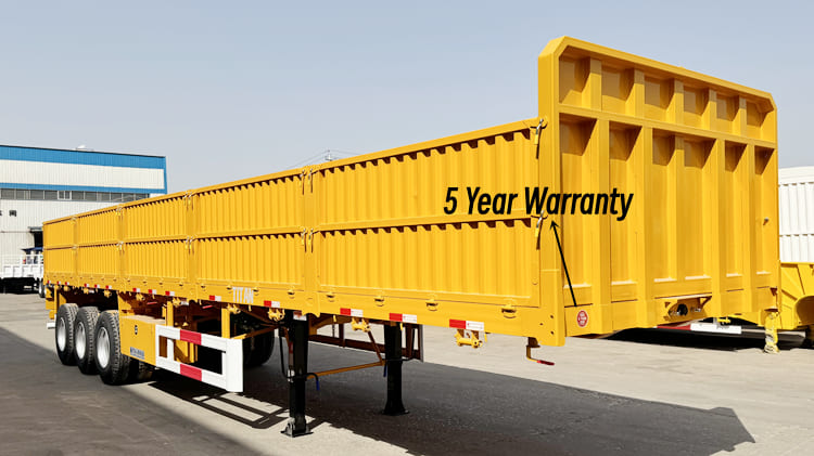 Tri Axle Semi Cargo Trailer Side Boards for Sale in Cameroon 