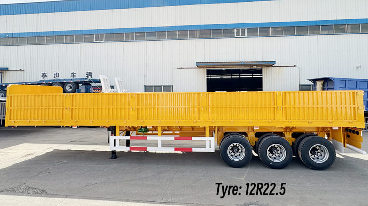 Tri Axle Semi Cargo Trailer Side Boards for Sale in Cameroon 