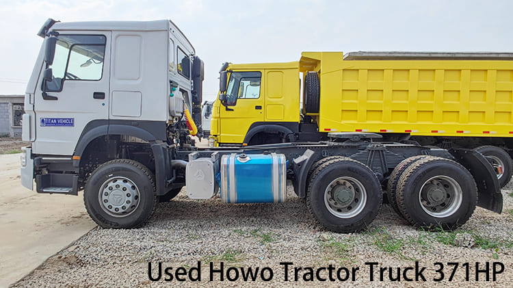 Used Howo Tractor Truck Units 371 for Sale in Cameroon