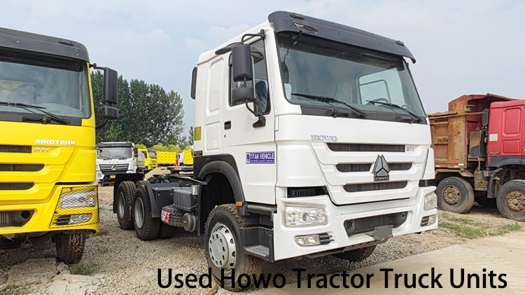 Used Howo Tractor Truck Units 371 for Sale in Cameroon