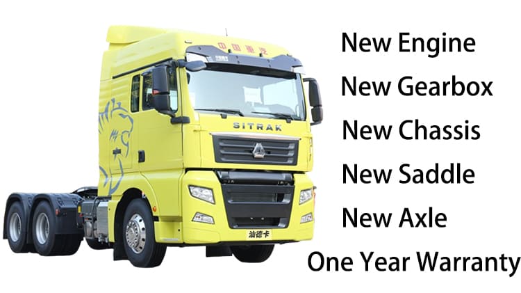 LHD Used Howo Sitrak Tractor Truck for Sale in Cameroon Douala