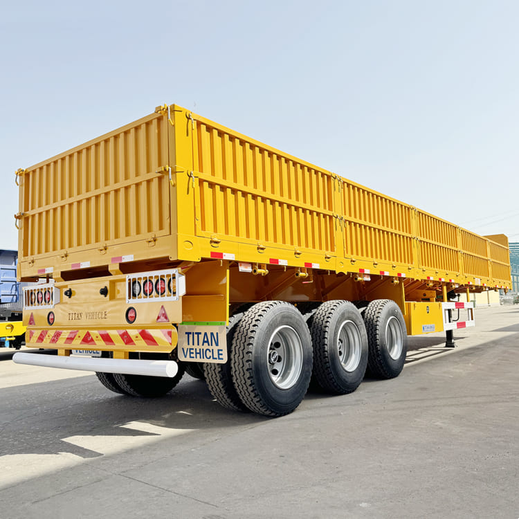 Tri Axle Semi Cargo Trailer Side Boards